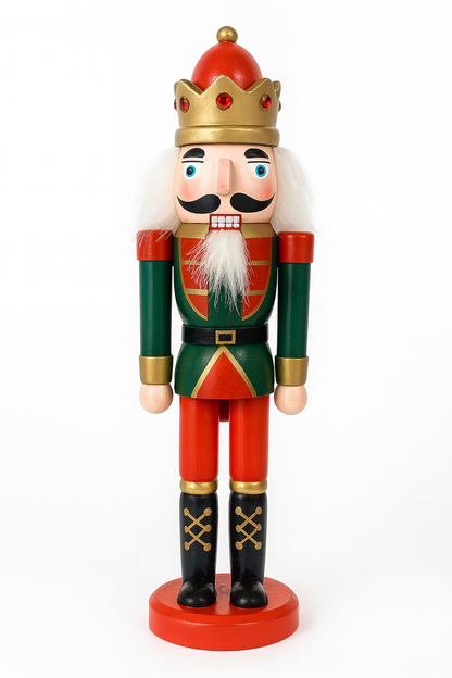 Nøddeknækker figurer i Træ  - 24 cm - 4 forskellige figurer -