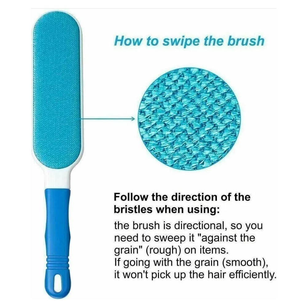 Pels- og fnugbørste -fjerner effektivt hår fra betræk og tekstiler