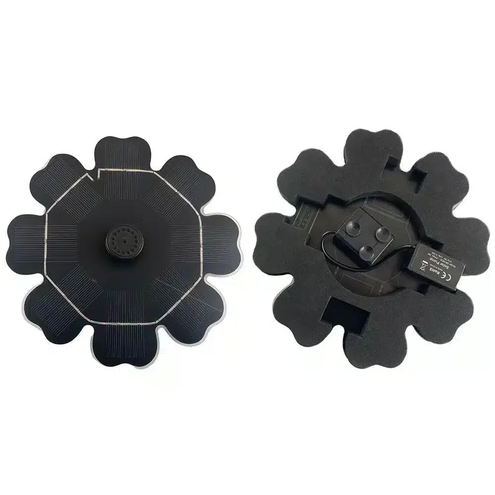 Springvand solar/solenergi drevet (flydende) Ø15 cm