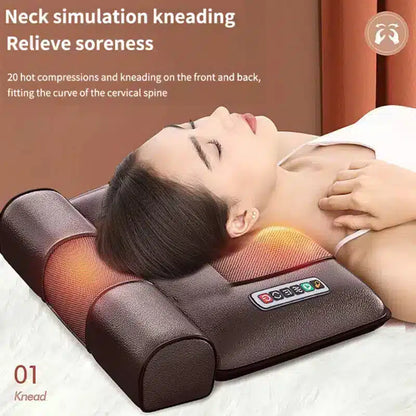 Elektrisk Massagemåtte m/10 Zoner - Total afslapning fra nakke til fødder