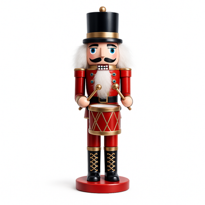 Nøddeknækker figurer i Træ  - 24 cm - 4 forskellige figurer -
