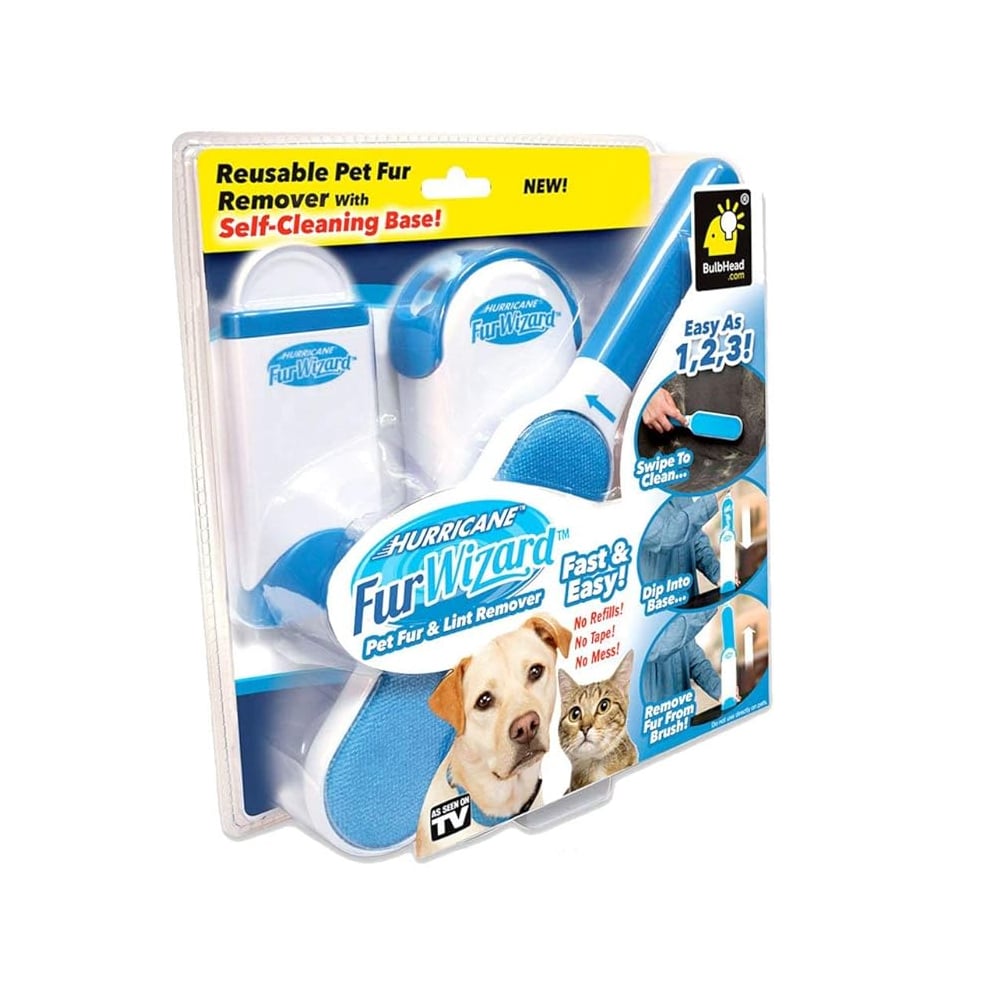 Pels- og fnugbørste -fjerner effektivt hår fra betræk og tekstiler