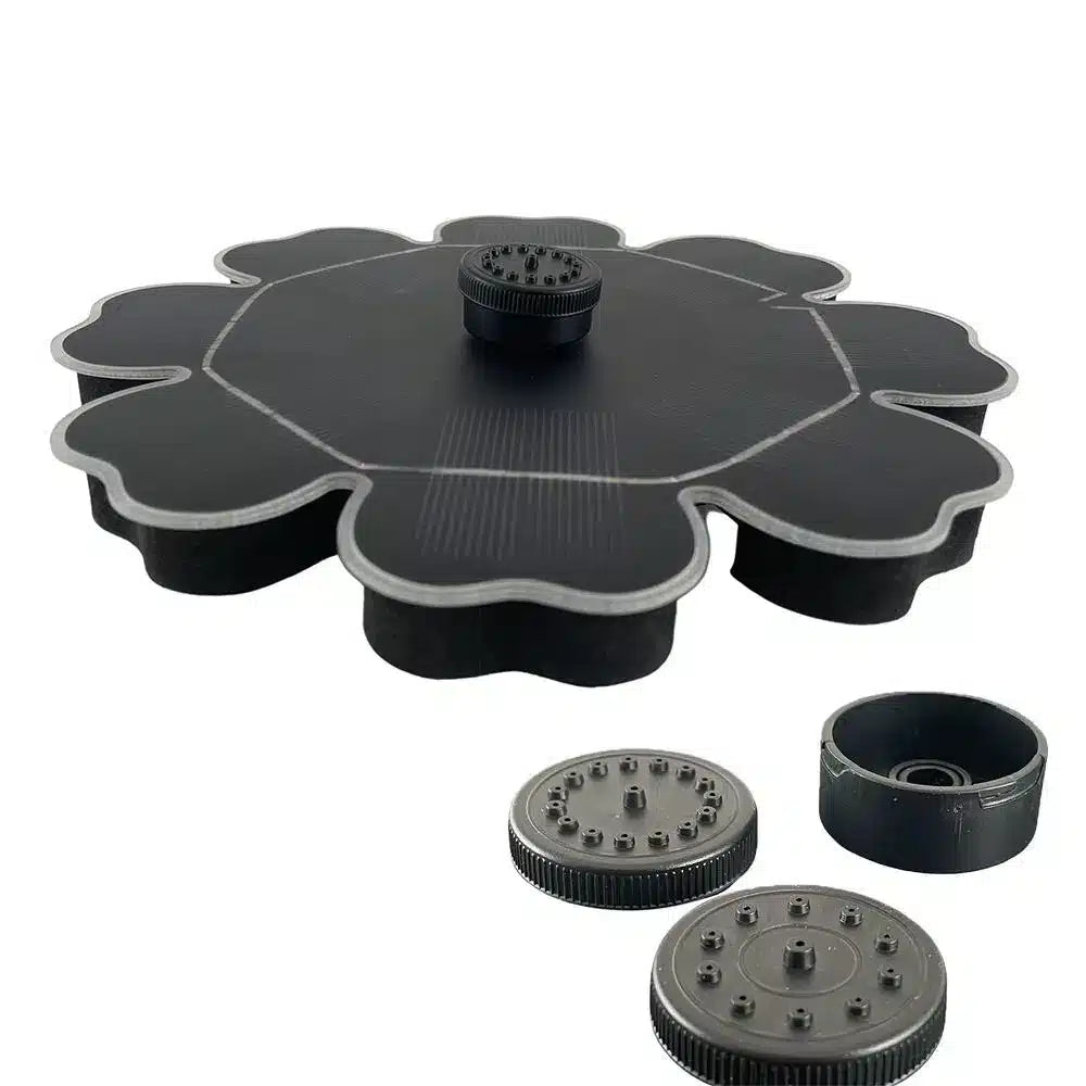 Springvand solar/solenergi drevet (flydende) Ø15 cm