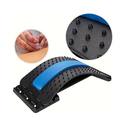 Rygstrækker og lændestøtte - massage og smertelindring