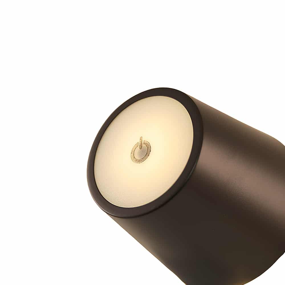 Bordlampe LED m/touch - ledningsfri - mange farver