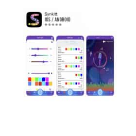 LED Strip lyskæde 10 meter m/Bluetooth, musiksensor og fjernbetjening