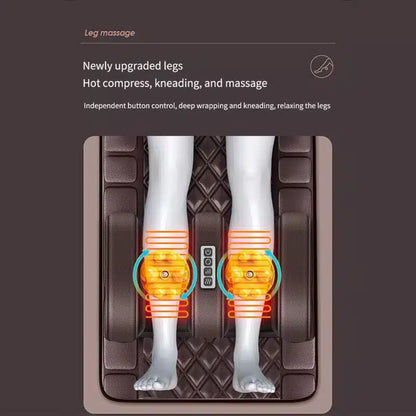 Elektrisk Massagemåtte m/10 Zoner - Total afslapning fra nakke til fødder