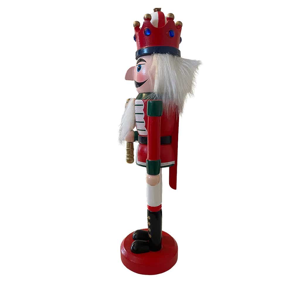 Nøddeknækker figurer i Træ  - 24 cm, 1 stk. - vælg mellem 3 figurer -