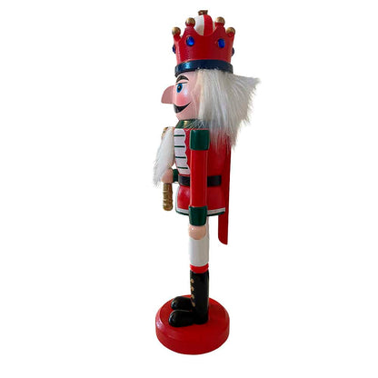 Nøddeknækker figurer i Træ  - 24 cm, 1 stk. - vælg mellem 3 figurer -
