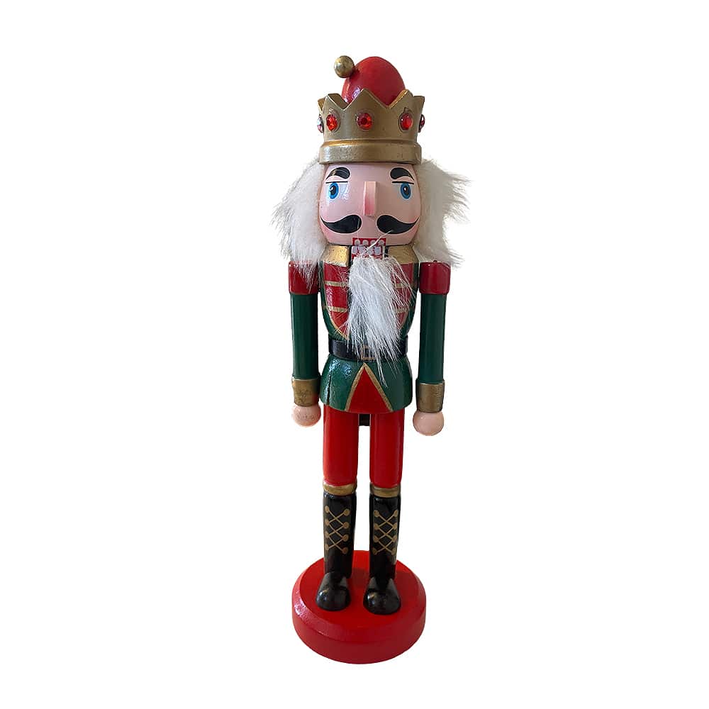 Nøddeknækker figurer i Træ  - 24 cm, 1 stk. - vælg mellem 3 figurer -