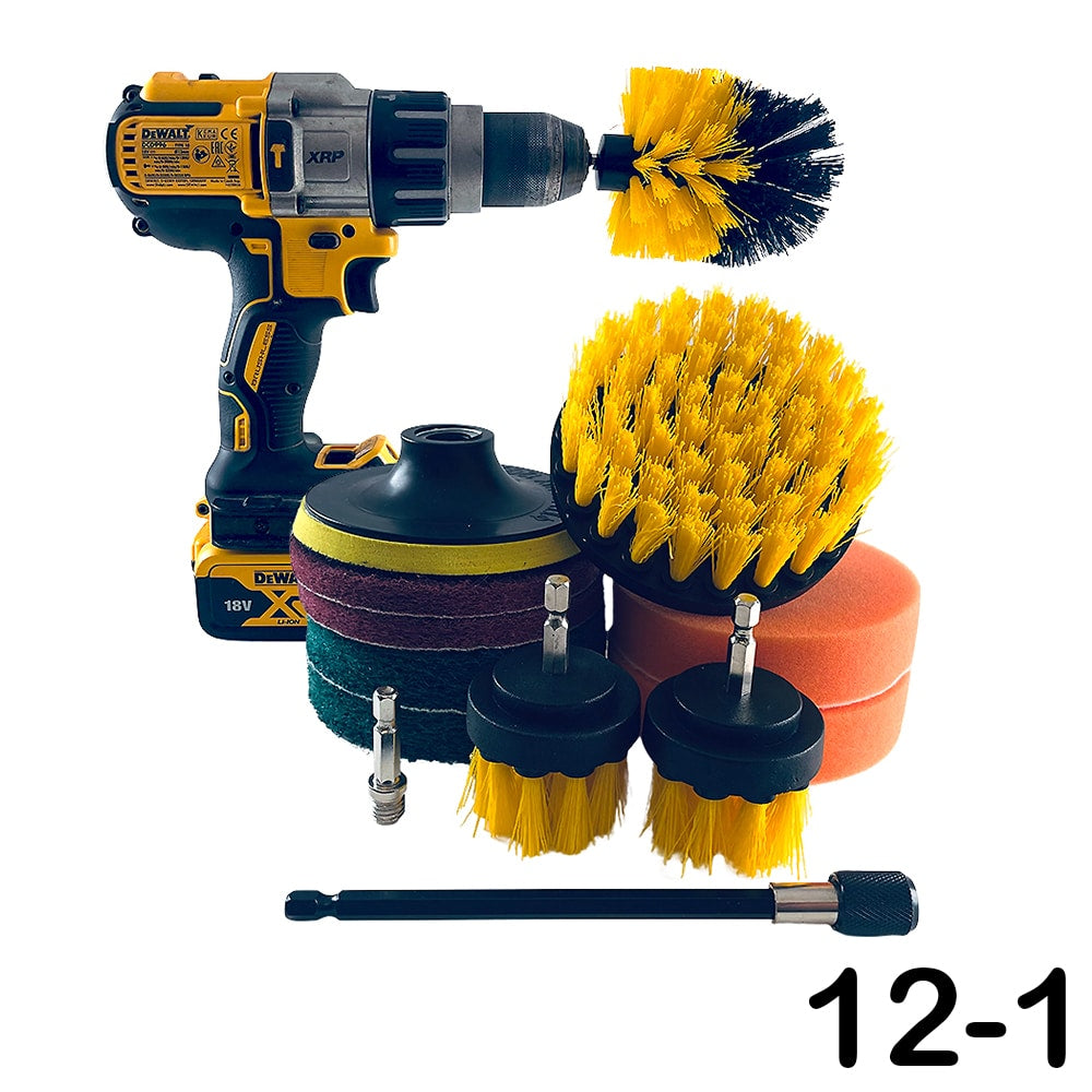 Rengøringsbørster - 4-i-1, 12-i-1 eller 22-i-1