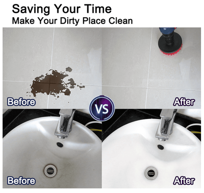 12-i-1 Rengørings Børstesæt til bore- skrue maskine