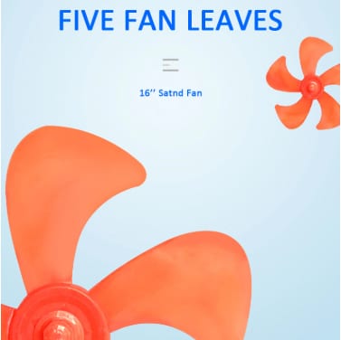 Gulvventilator med fod 16" (40 cm) m/3 hastigheder