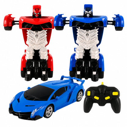 Fjernstyret Transformer Bil med Lyd- og Lyseffekter
