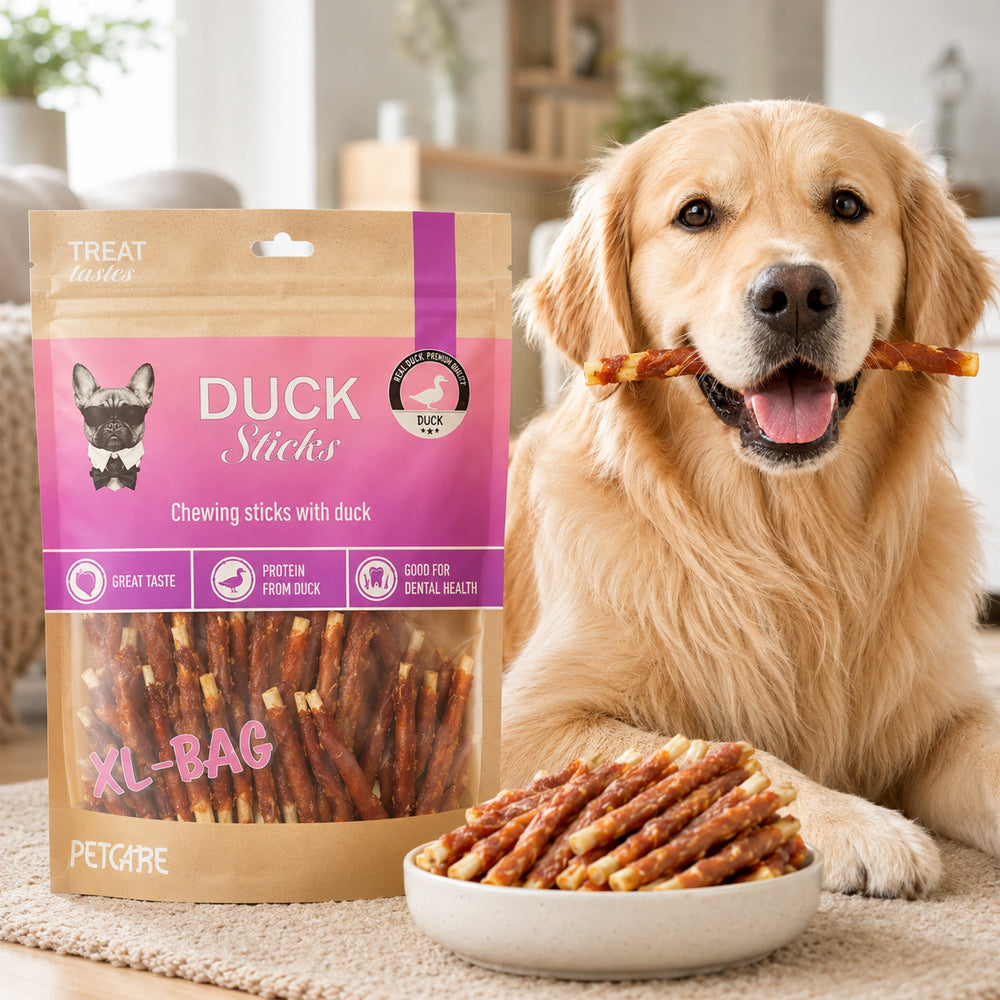 Treateaters Duck Sticks 1000g (skånsomme tyggestænger til hunde)