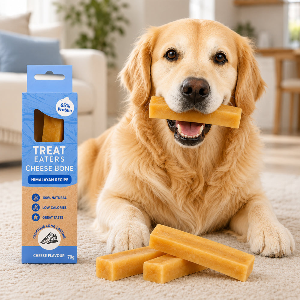 Treateaters Himalaya Cheese Bone – naturligt og hårdt ostetyg til hunde