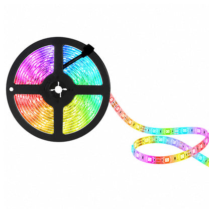 LED Strip lyskæde 10 meter m/Bluetooth, musiksensor og fjernbetjening