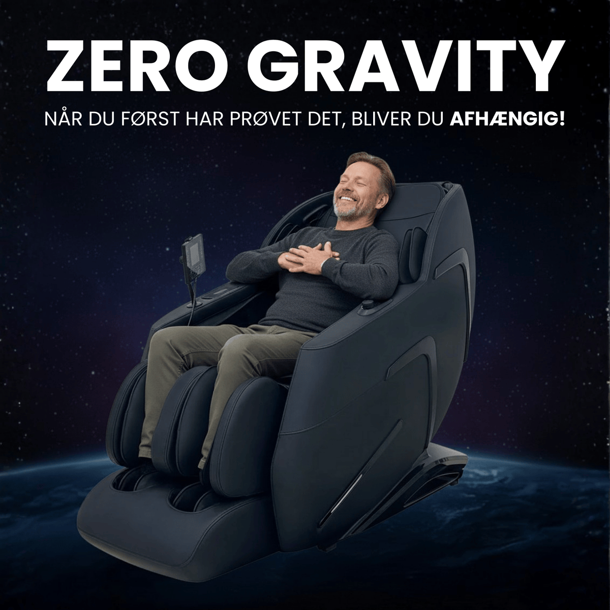 Luksus Massagestol – med avanceret SL-skinne teknologi, varme og Zero Gravity - model 988