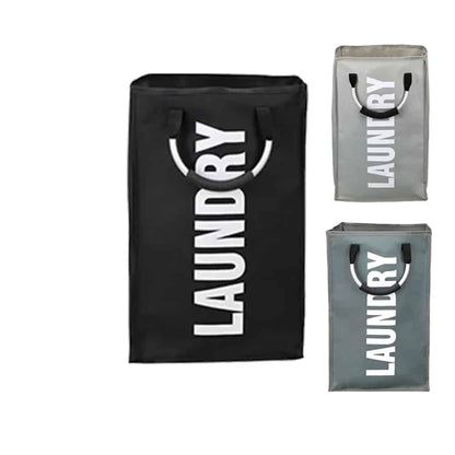 Vasketøjskurv - foldbar med håndtag