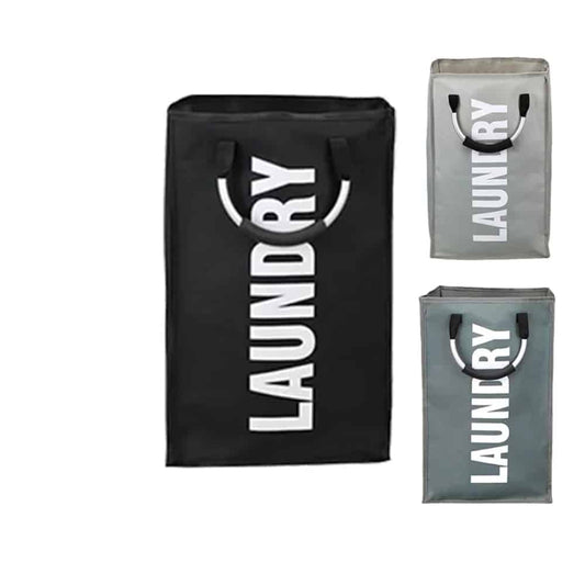 Vasketøjskurv - foldbar med håndtag