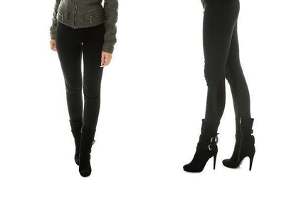 Flotte leggings i shiny læderlook (fås i 7 farver)