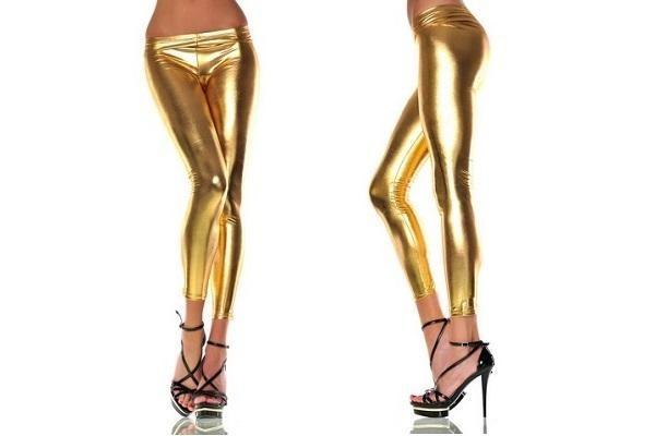 Flotte leggings i shiny læderlook (fås i 7 farver)