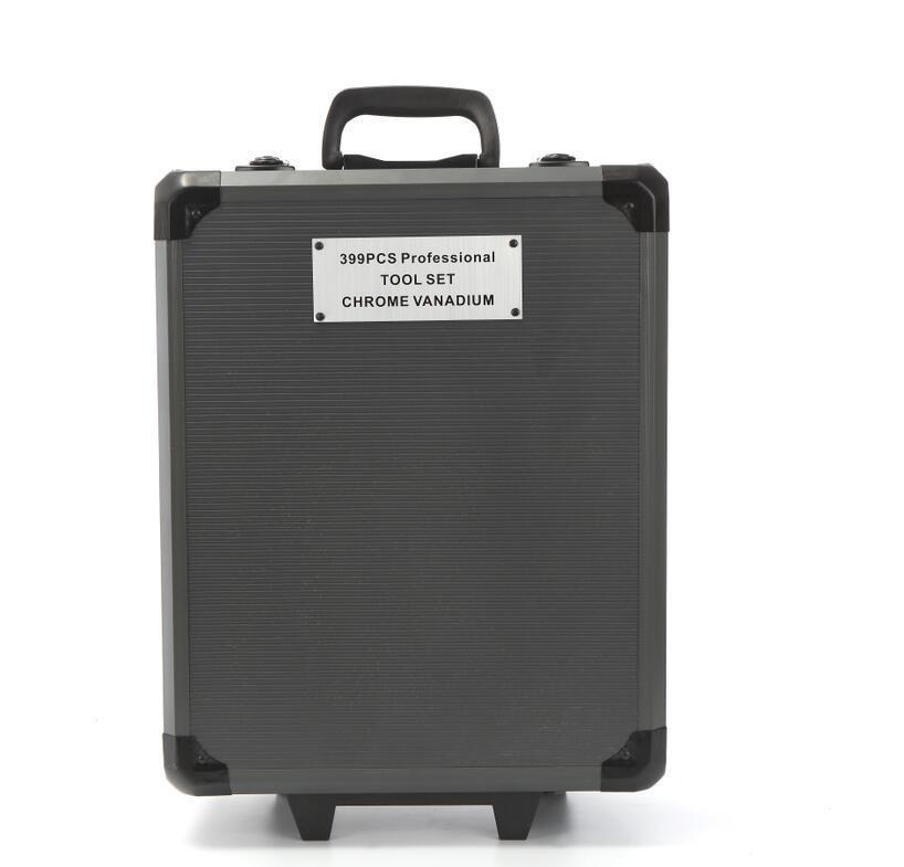Professional værktøjssæt i aluminium kuffert (409 dele) fra Royalty Line