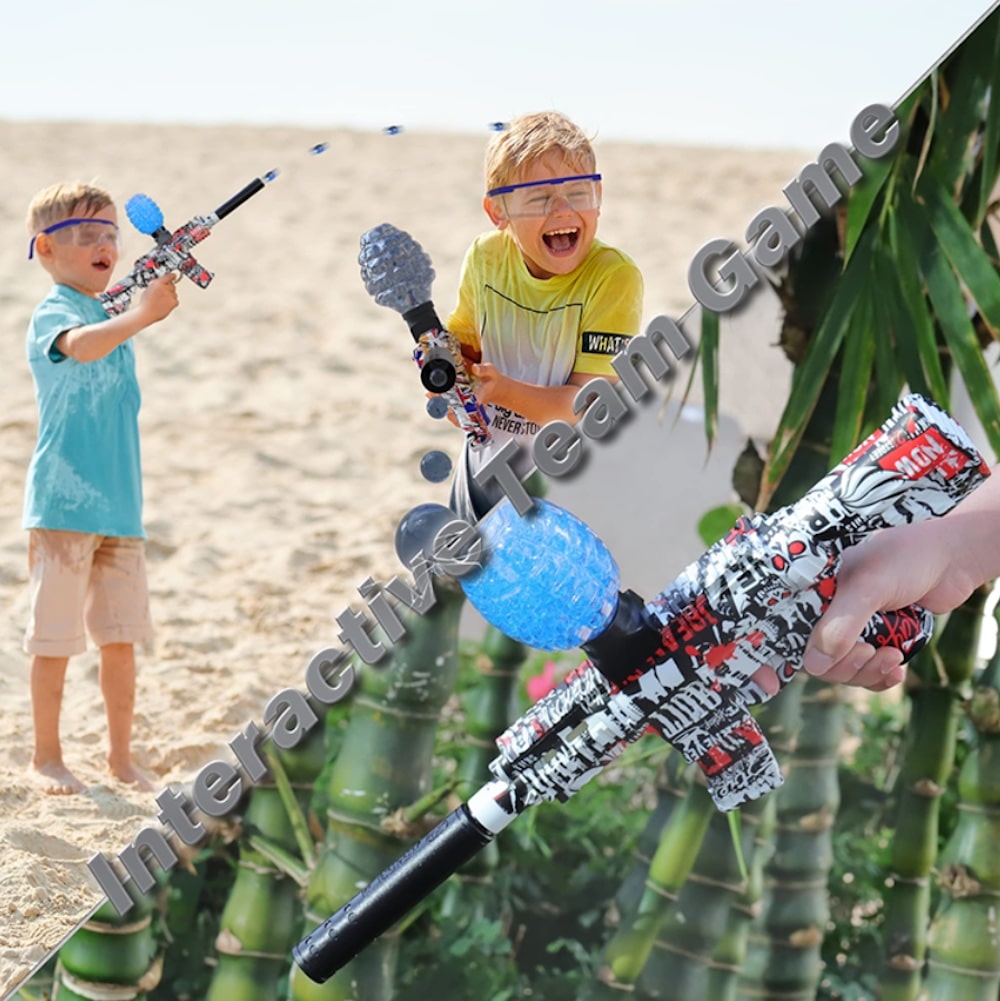 Gel Blaster Gevær - inkl. gelékugler - rækkevidde på 18+ meter -