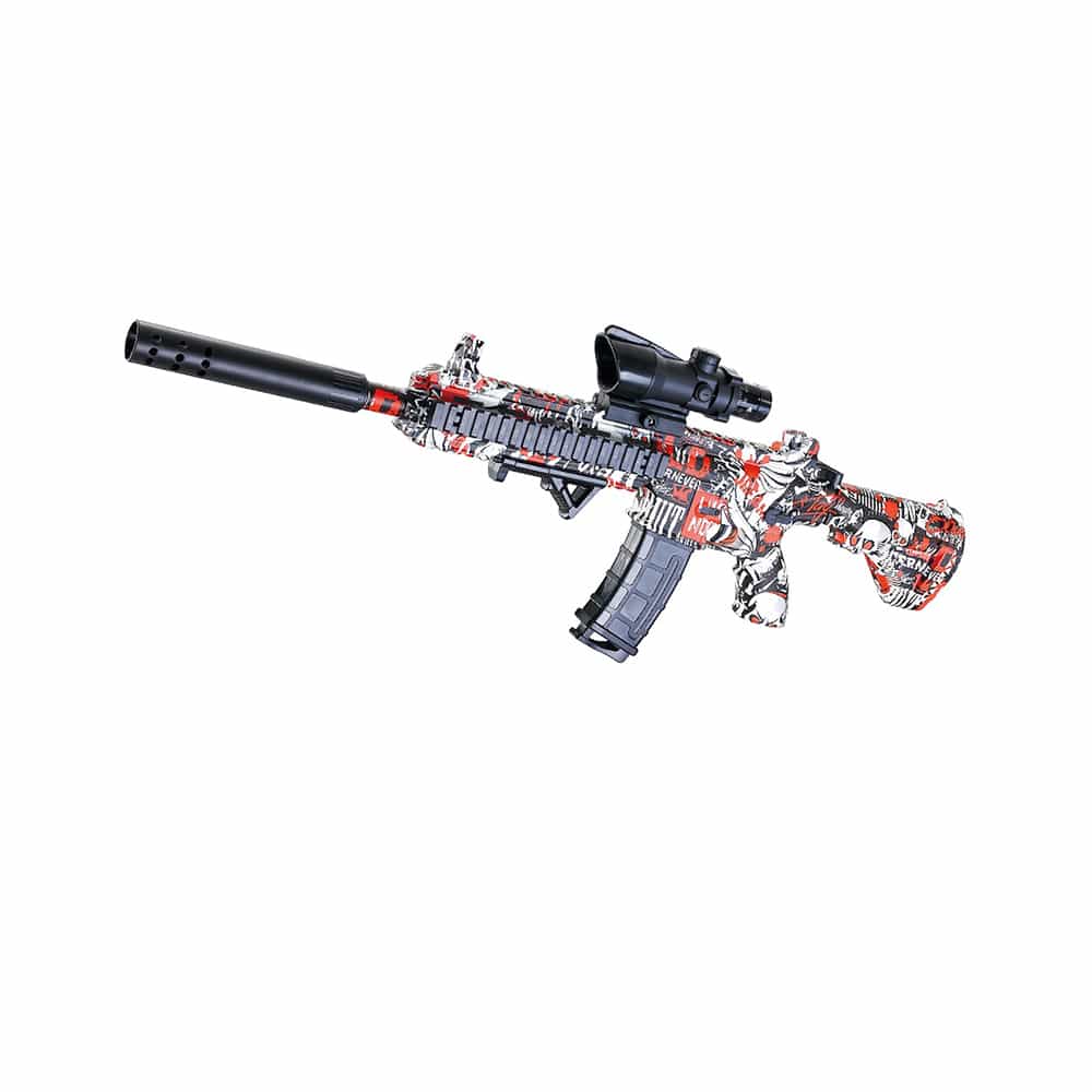 Gel Blaster Gevær - inkl. gelékugler - rækkevidde på 18+ meter -