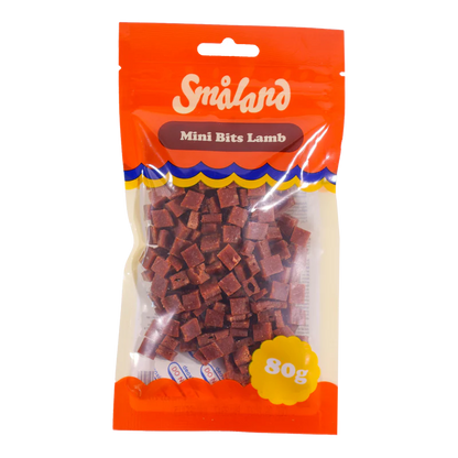 Småland Mini Bits Lamb 80g (hundegodbider af lam)