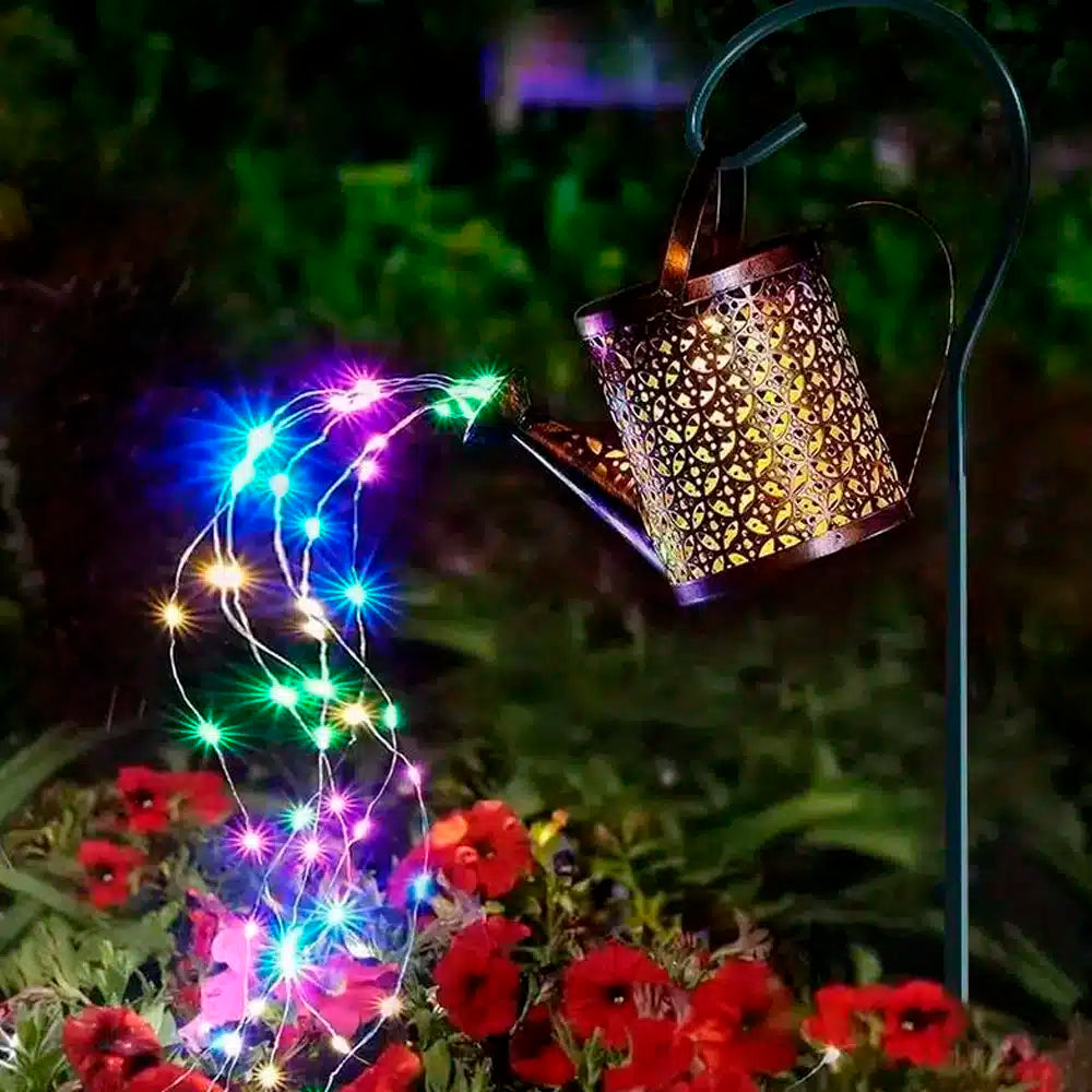 Solcelle vandkande LED-lampe til haven