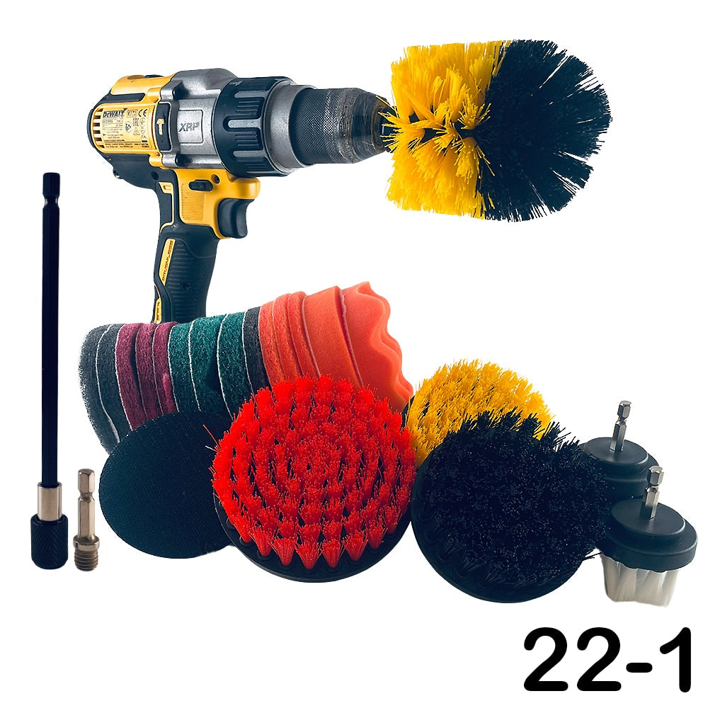 Rengøringsbørster - 4-i-1, 12-i-1 eller 22-i-1