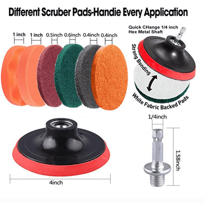 22-i-1 Børstesæt til bore- skrue maskine