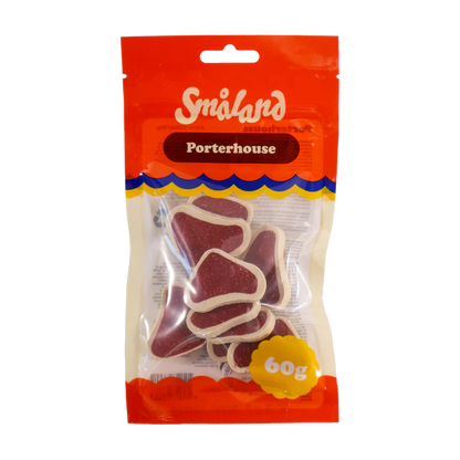 Småland Porterhouse 60g (godbidder til hunde)