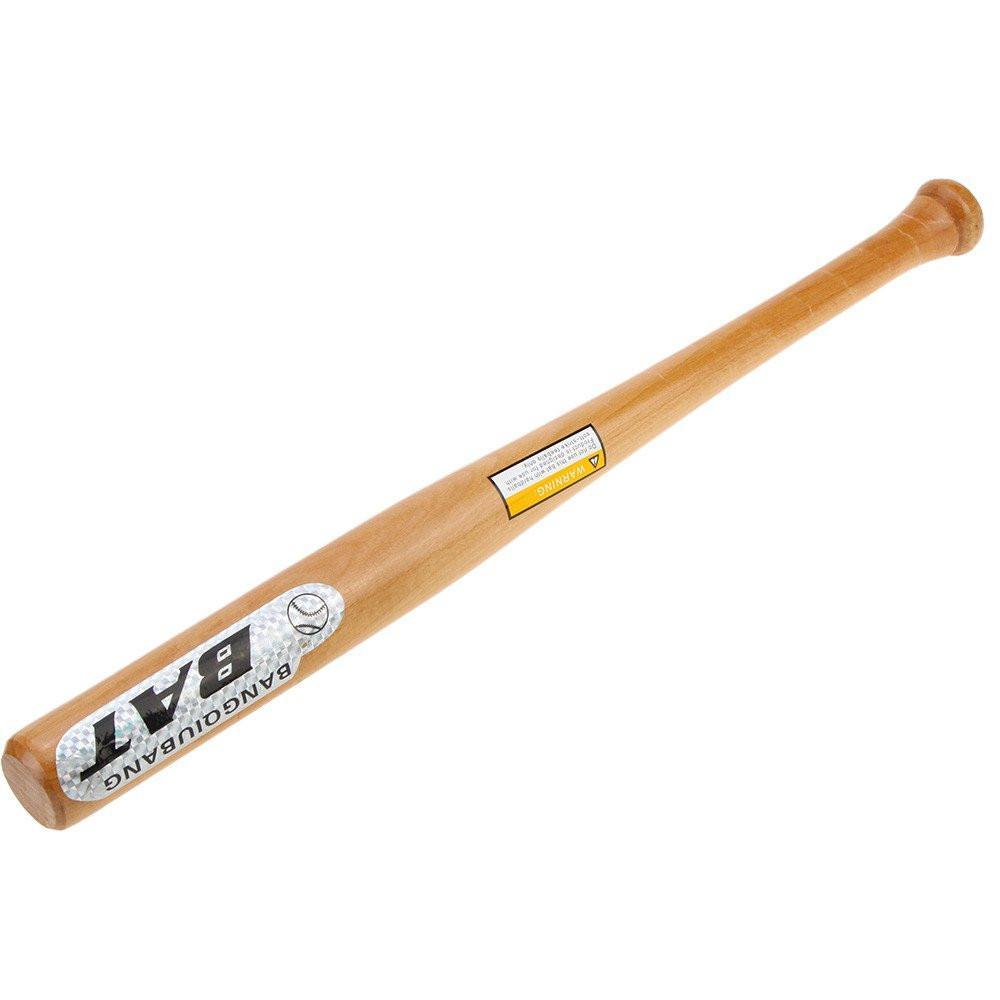 Baseballbat i Træ inkl. bold