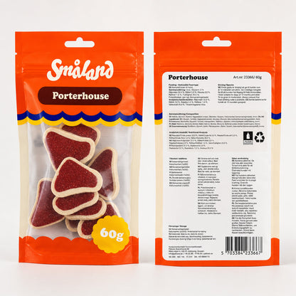 Småland Porterhouse 60g (godbidder til hunde)