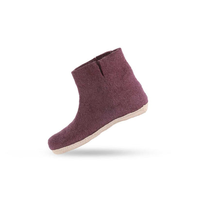 Uldstøvle (100% ren uld) m/sål i skind - Dansk Design fra SHUS