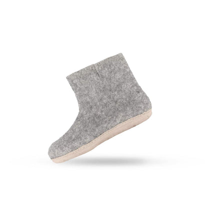 Uldstøvle (100% ren uld) m/sål i skind - Dansk Design fra SHUS