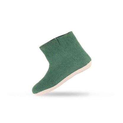 Uldstøvle (100% ren uld) m/sål i skind - Dansk Design fra SHUS