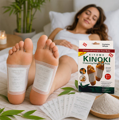 Kinoki Detox Fodplastre - 5 dages kur (10 stk. pakke)
