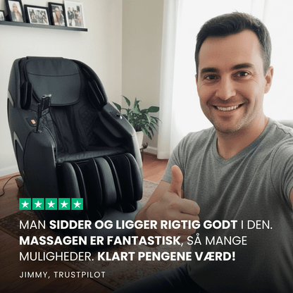 Luksus Massagestol – med avanceret SL-skinne teknologi, varme og Zero Gravity - model 988