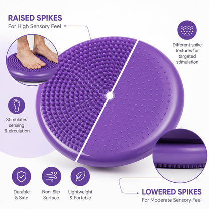 Balancepude med pumpe – styrk balance, core og kropsholdning