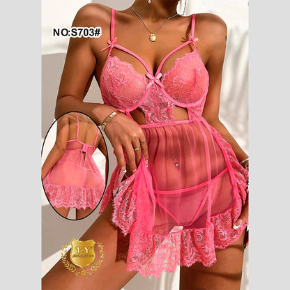 Elegant Lingeri Kjole - Romantic Allure