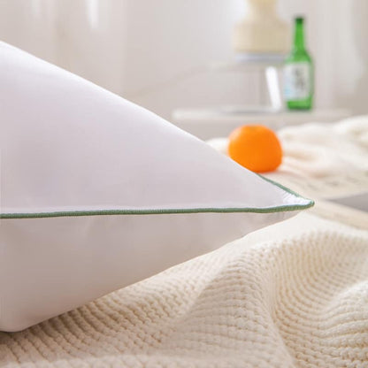 hvid, letvægts hovedpude af bambus