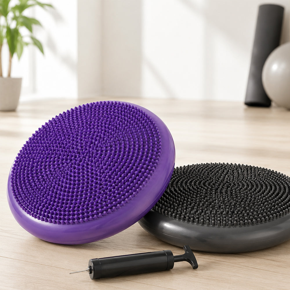 Balancepude med pumpe – styrk balance, core og kropsholdning