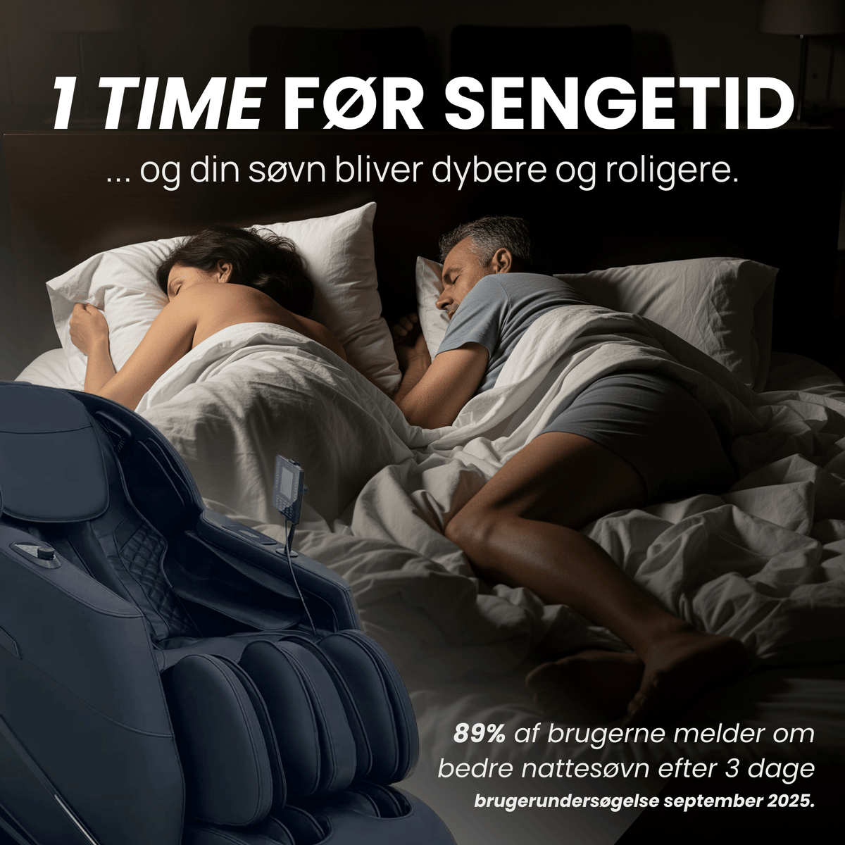 Luksus Massagestol – med avanceret SL-skinne teknologi, varme og Zero Gravity - model 988