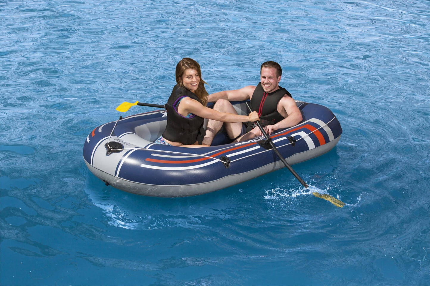 Oppustelig Gummibåd Hydro-Force Bestway (m/u pumpe og årer)