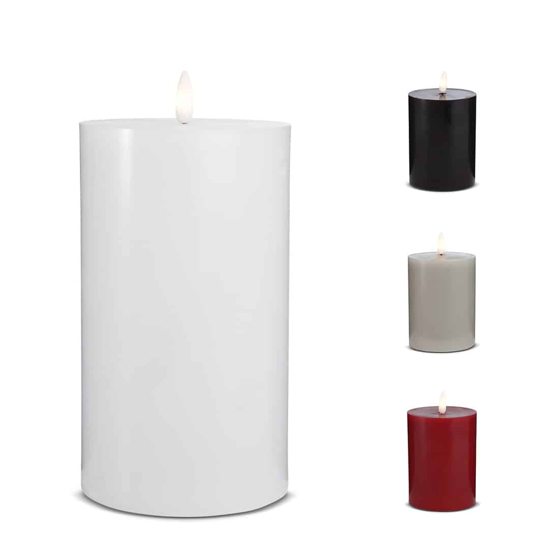 LED Stearinlys - 1 stk. - ø7