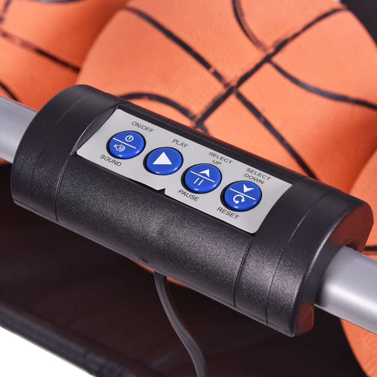 Basketball spil med elektronisk scoreboard og 4 bolde