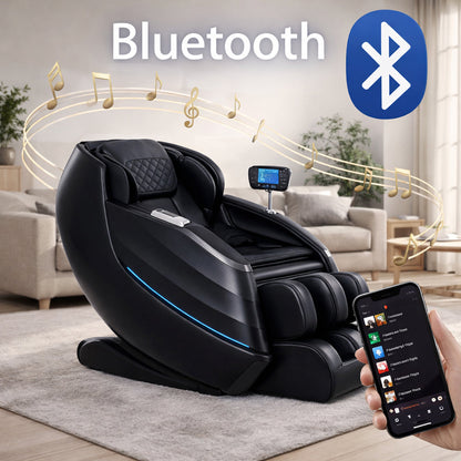 Luksus massagestol 2D med automatisk kropsscanning, Zero Gravity & varme i ben/lænd - Model 988K